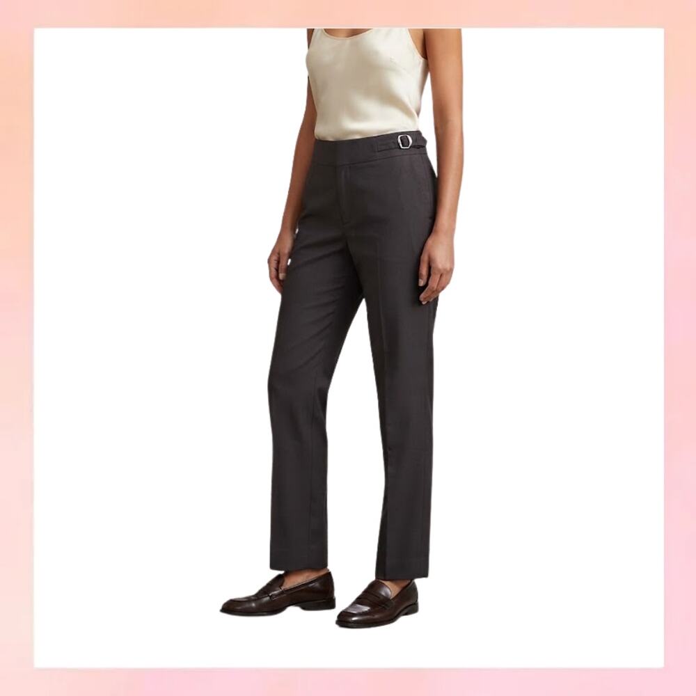Lauren Ralph Lauren Dark Brown Stretch Pants Trousers Size 4